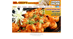 Desktop Screenshot of mrchensrestaurant.com